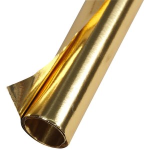 Rotolo di carta alluminio bifacciale oro