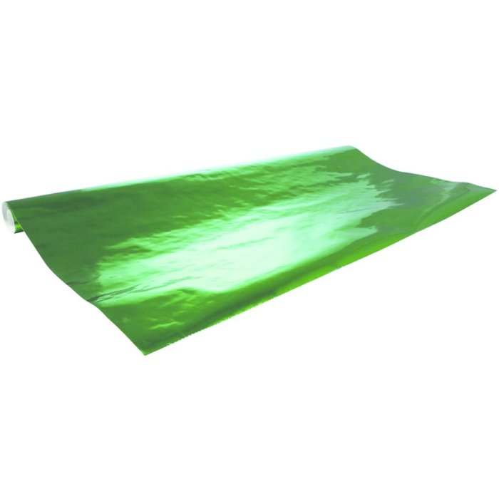 Rotolo di carta di alluminio, colorata su un lato, 2x0,70m, 80g - verde