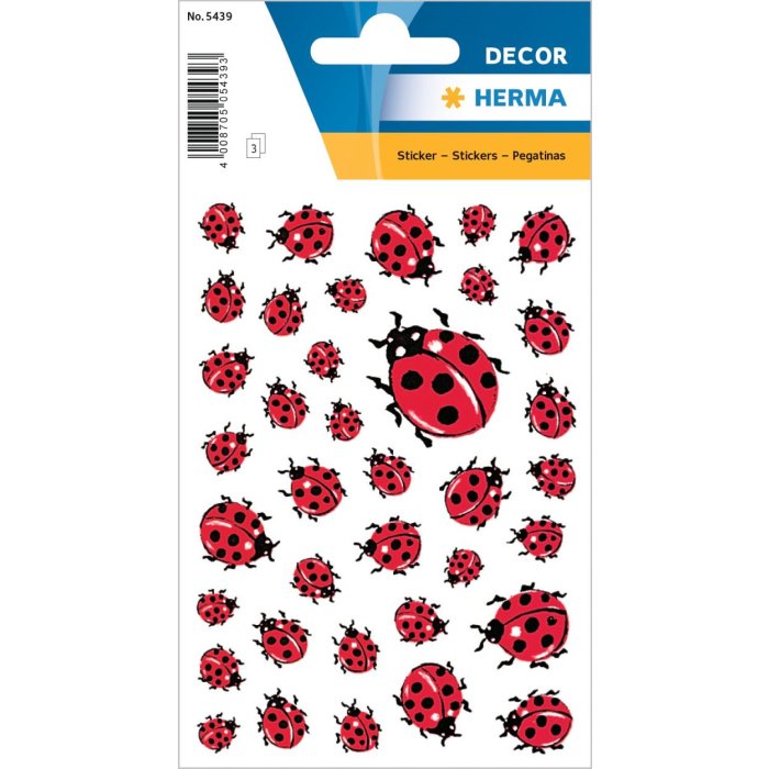 coccinelle rosse della gamma DECOR