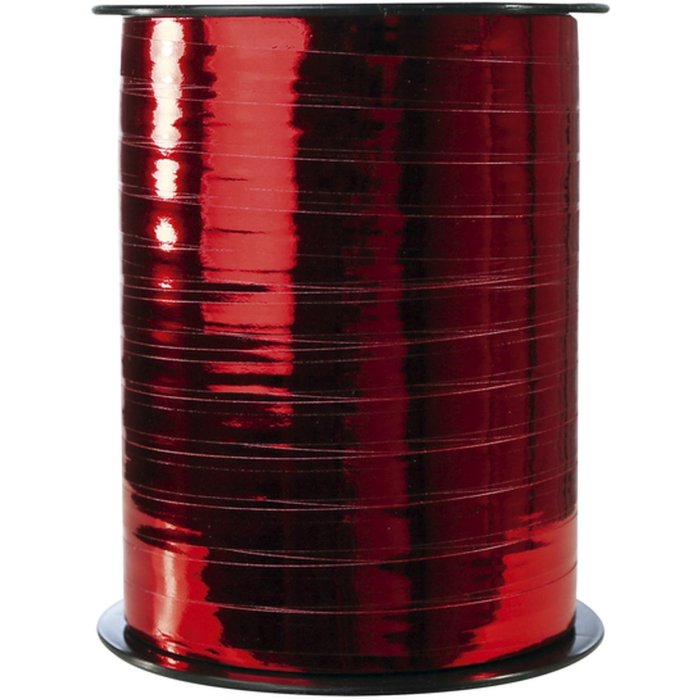 Nastro regalo 250m x 7mm in rotolo rosso
