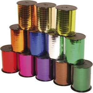 Nastro regalo 250m x 7mm in rotolo rosso