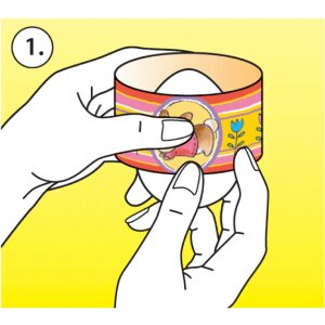 Foglio magico colorato per decorare le uova di Pasqua 1...