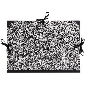 Cartella di disegni Annonay in bianco e nero in 32x45 cm
