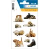 carino decorazioni cane cuccioli 3 fogli
