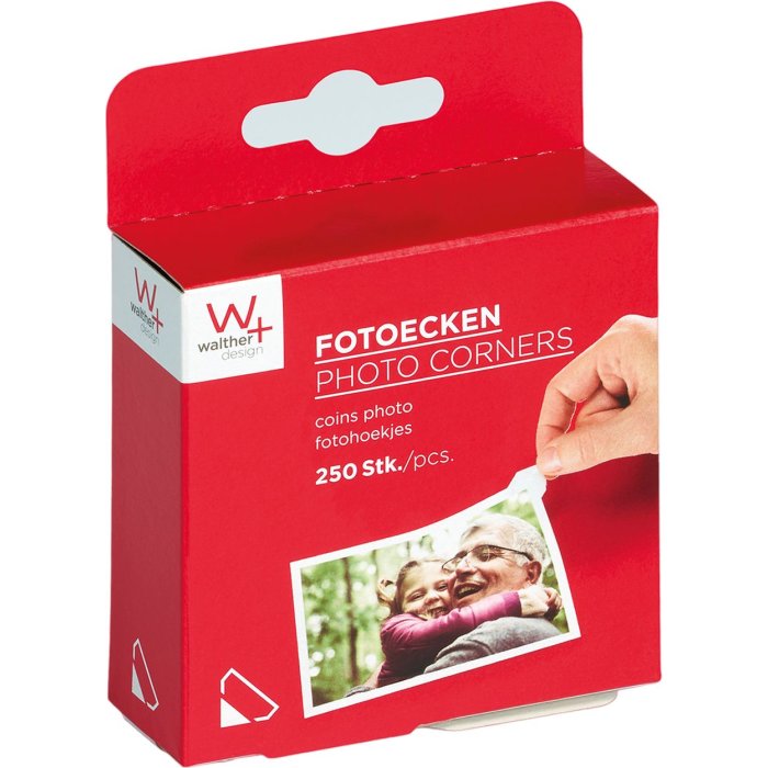 Angoli fotografici Walther 250 pezzi autoadesivi