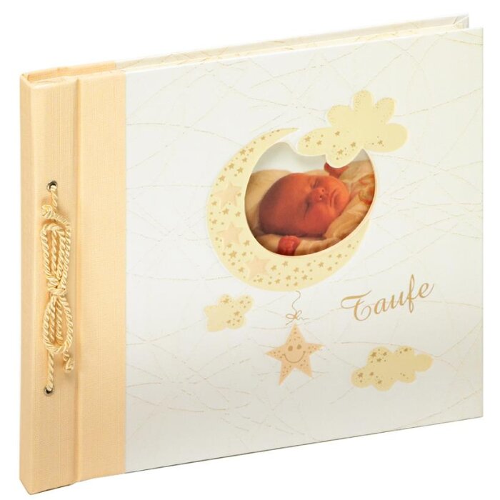 Walther Baby Album Bambini 28x25 cm Album fotografico Battesimo 60 pagine bianche