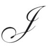 Sigillo rotondo con impugnatura in legno J italic