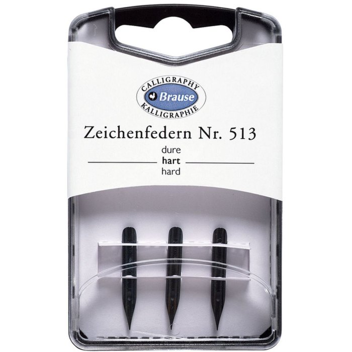 Pennini scatola blister 3 pezzi nero