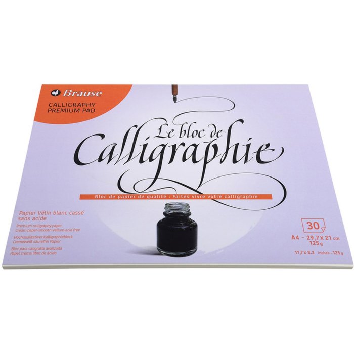 Blocco calligrafico A4 125g