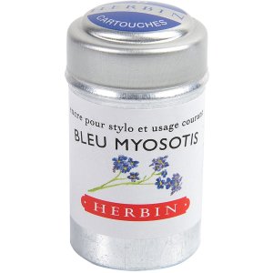 Barattolo con 6 cartucce - Nontiscordardime blu