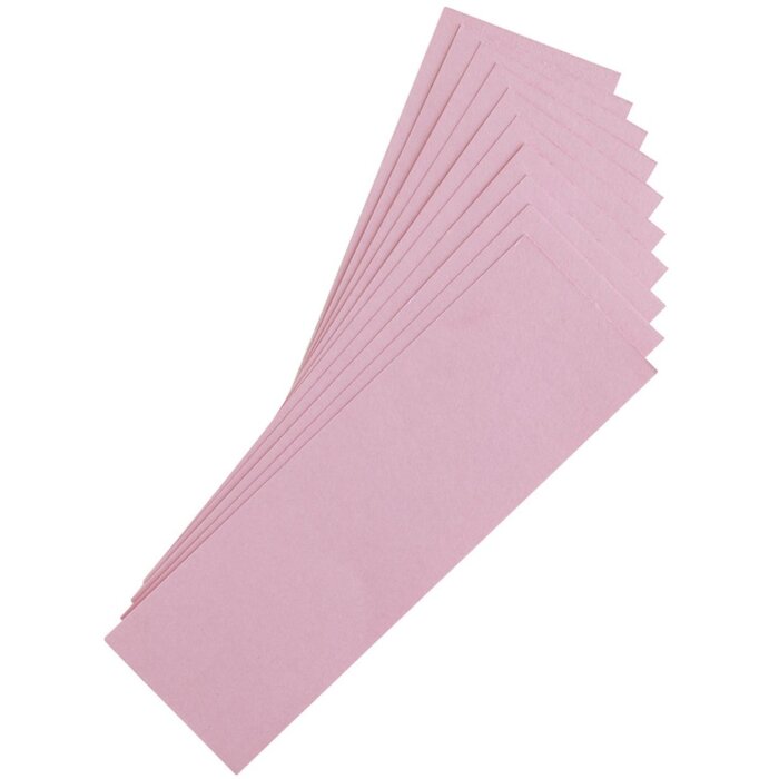Confezione di ricarica da 10 fogli di carta assorbente per francobolli rosa