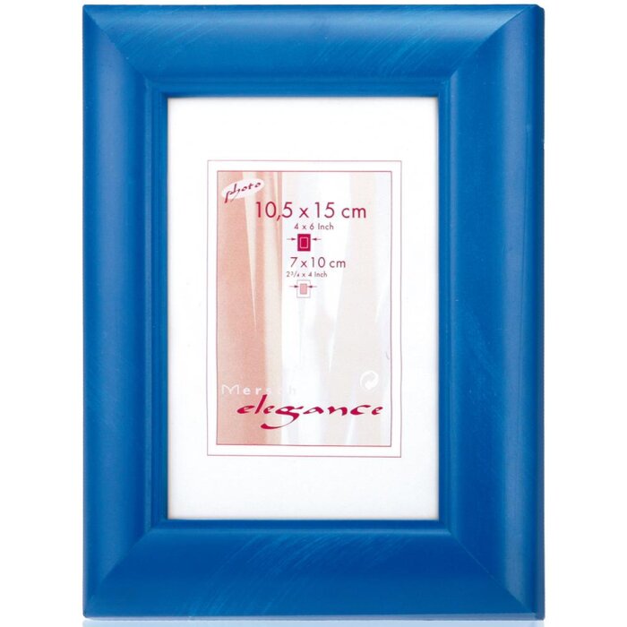 24x30 cm Cornice di legno Ramatuelle blu