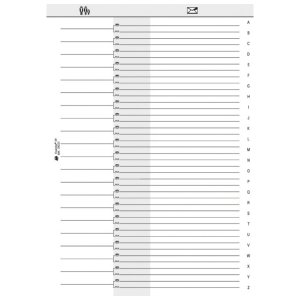 Exacompta Exatime 11 Notes - inserto per agenda 8,5x12 cm