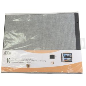 Fogli supplementari Exacompta nero 29x37 cm