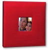 Album fotografico ZEP Cotone rosso 24x24 cm 40 pagine bianche