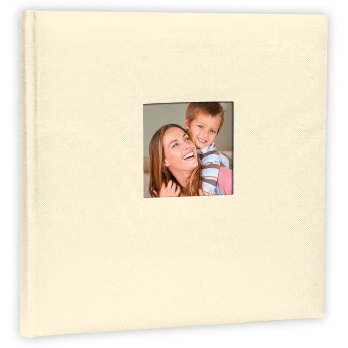 Album fotografico Cotone crema 31x31