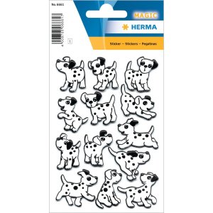 herma cute dalmata schiuma adesivi