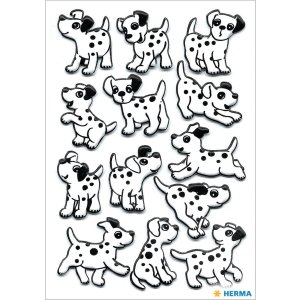 herma cute dalmata schiuma adesivi