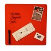 DRY ERASE lavagna magnetica in vetro 38x38 cm rosso