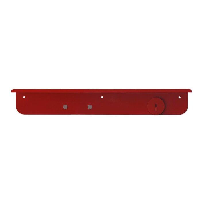 Scaffale magnetico da parete SHELFLIFE in rosso