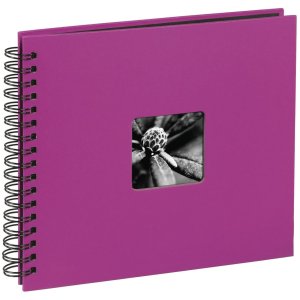 Album a spirale Hama Fine Art rosa 28x24 cm 50 pagine nere