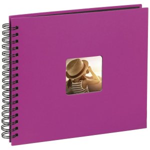 Album a spirale Hama Fine Art rosa 28x24 cm 50 pagine nere