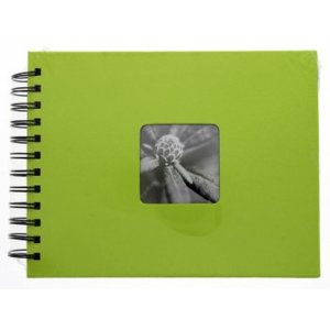 Album piccolo a spirale Fine Art 24x17 cm kiwi