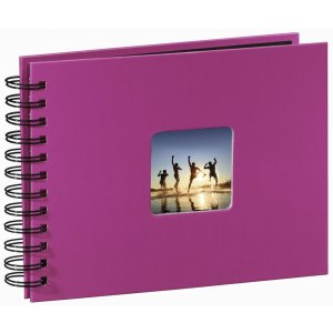 Hama Spiral Album Fine Art rosa 24x17 cm 50 pagine nere