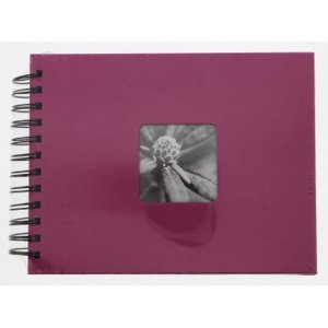 Hama Spiral Album Fine Art rosa 24x17 cm 50 pagine nere