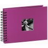 Hama Spiral Album Fine Art rosa 24x17 cm 50 pagine nere
