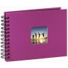 Hama Spiral Album Fine Art rosa 24x17 cm 50 pagine nere