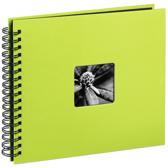 Hama Spiral Album Fine Art kiwi 36x32 cm 50 pagine nere