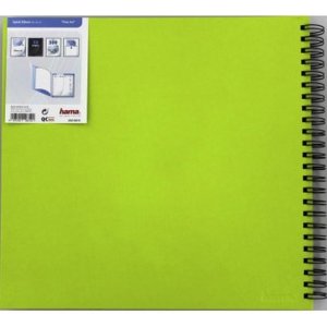 Hama Spiral Album Fine Art kiwi 36x32 cm 50 pagine nere