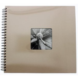 Hama Spiral Album Fine Art taupe 36x32 cm 50 pagine nere
