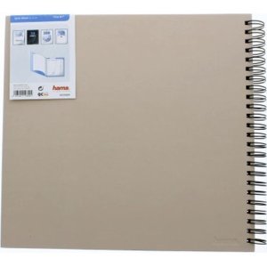 Hama Spiral Album Fine Art taupe 36x32 cm 50 pagine nere