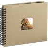 Hama Spiral Album Fine Art taupe 36x32 cm 50 pagine nere