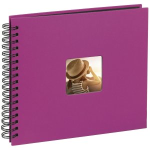 Hama Spiral Album Fine Art rosa 36x32 cm 50 pagine nere