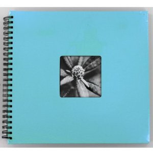 Hama Spiral Album Fine Art turchese 36x32 cm 50 pagine nere