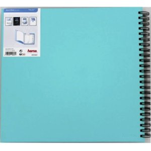 Hama Spiral Album Fine Art turchese 36x32 cm 50 pagine nere