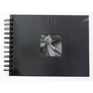 Album piccolo a spirale Fine Art 24x17 cm grigio