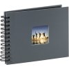 Album piccolo a spirale Fine Art 24x17 cm grigio