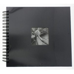 Album a spirale Fine Art grigio 28x24 cm