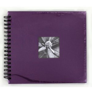 Album a spirale Fine Art viola 28x24 cm