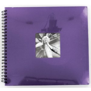 Hama Spiral Album Fine Art viola 36x32 cm 50 pagine nere