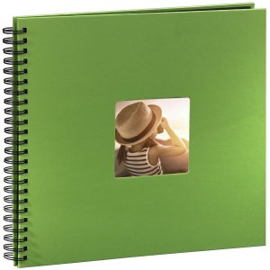 Hama Spiral Album Fine Art verde mela 36x32 cm 50 pagine nere