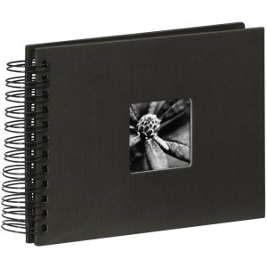Album piccolo a spirale Fine Art 24x17 cm nero
