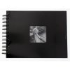 Album piccolo a spirale Fine Art 24x17 cm nero
