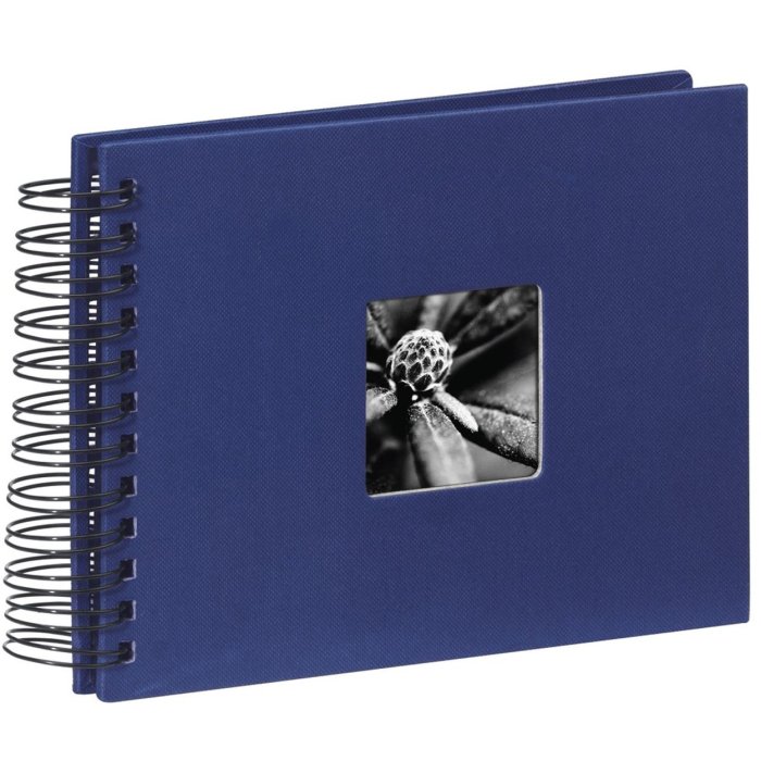 Hama Spiral Album Fine Art blu 24x17 cm 50 pagine nere