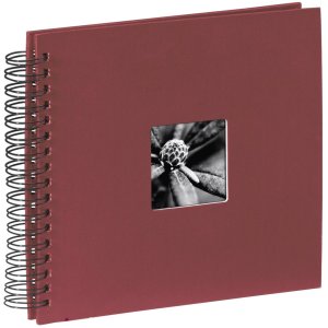 Hama Album a spirale Fine Art bordeaux 28x24 cm 50 pagine...