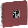 Hama Album a spirale Fine Art bordeaux 28x24 cm 50 pagine nere